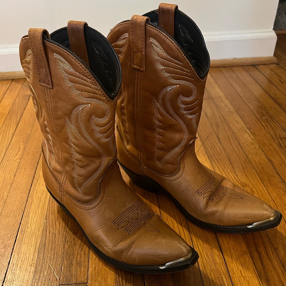 Women's Camel Brown Western Boots